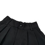 Amiuni Short tinta unita con Elastico In Vita Nero per Bambina AG807225 NERO AMIUNI 