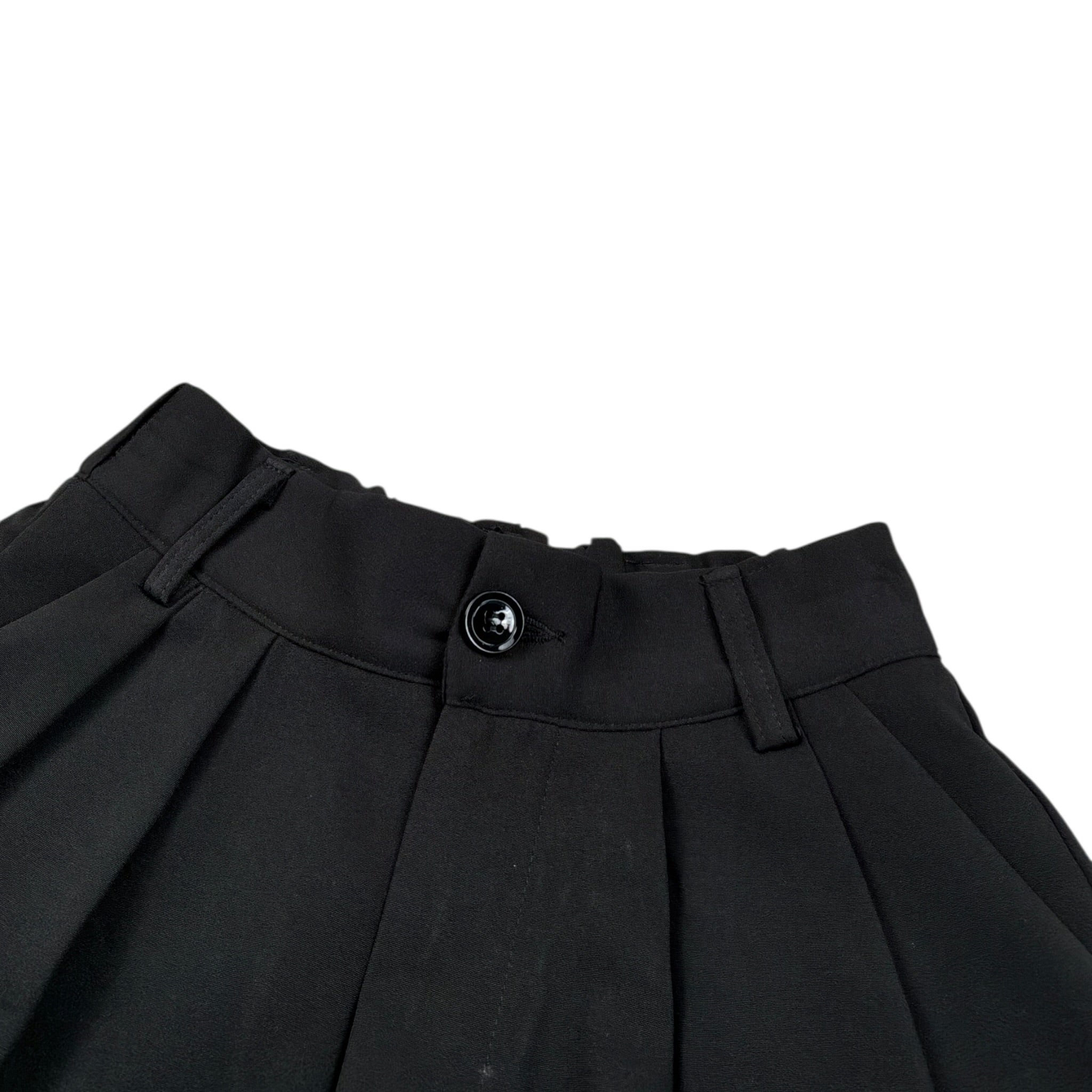 Amiuni Short tinta unita con Elastico In Vita Nero per Bambina AG807225 NERO AMIUNI 