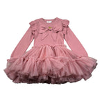 Angel'S Face Abito Manica Lunga tinta unita con Gonna Tulle Rosa per Bambina BLISS ROSA ANGEL'S FACE 