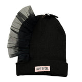 Aniye By Girl Cappello tinta unita con Rouches Nero per Bambina L1111259 NERO ANIYE BY GIRL 
