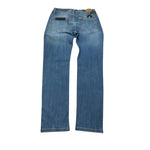 Antony Morato Jeans tinta unita con Girovita Regolabile Azzurro per Bambino MKDT00064 AZZURRO ANTONY MORATO 