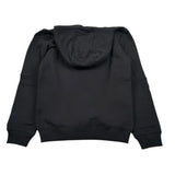 Antony Morato Felpa tinta unita con Logo E Cappuccio Nero per Bambino MKFL00532 NERO ANTONY MORATO 