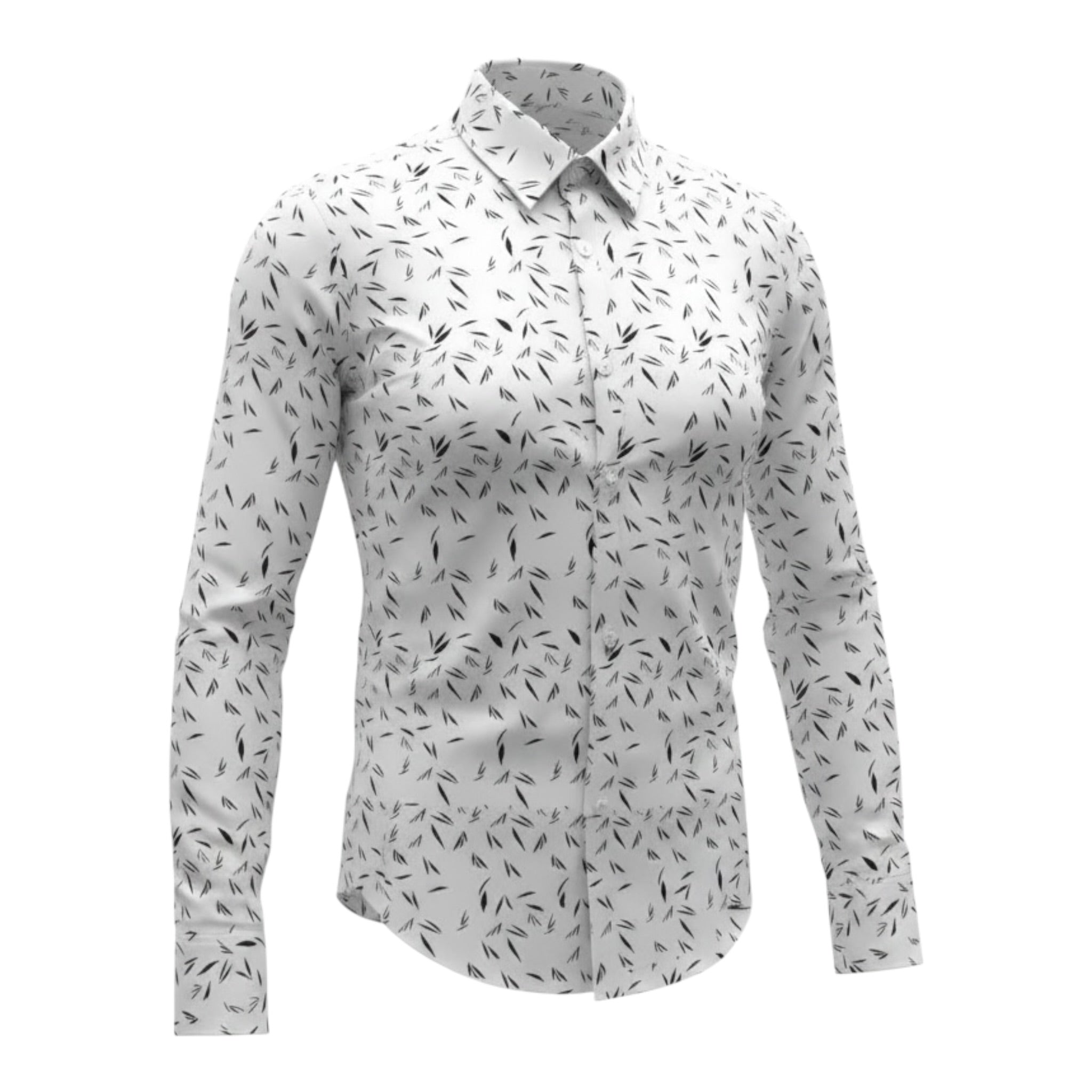 Antony Morato Camicia tinta unita con Fantasia Bianco per Bambino MKSL002577 BIANCO ANTONY MORATO 