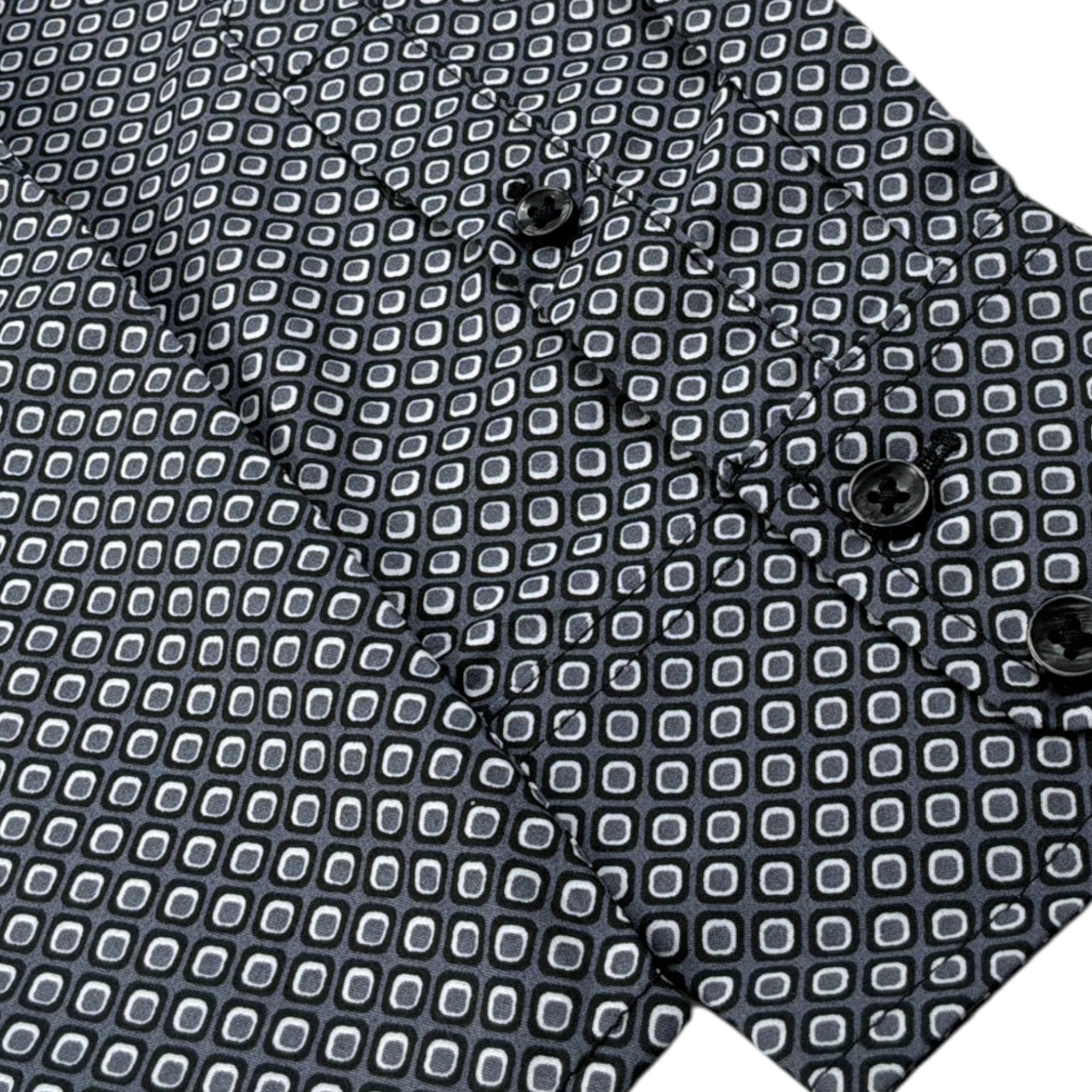 Antony Morato Camicia tinta unita con Microfantasia Grigio per Bambino MKSL00257 GRIGIO ANTONY MORATO 