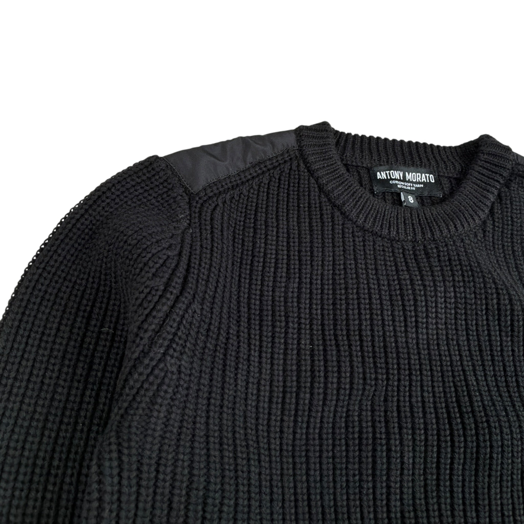 Antony Morato Maglia Girocollo tinta unita Nero per Bambino MKSW01300 NERO ANTONY MORATO 