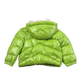 Aspen Giubbino tinta unita con Zip E Cappuccio Verde per Neonato 1051O00065 VERDE ASPEN 