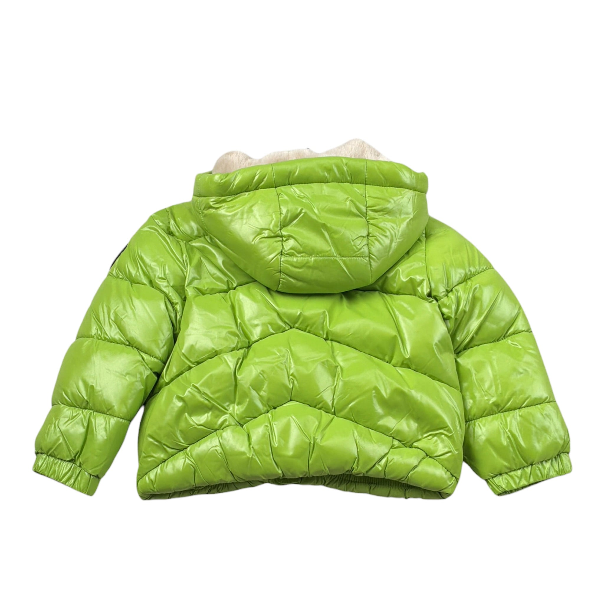 Aspen Giubbino tinta unita con Zip E Cappuccio Verde per Neonato 1051O00065 VERDE ASPEN 