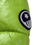 Aspen Giubbino tinta unita con Zip E Cappuccio Verde per Neonato 1051O00065 VERDE ASPEN 