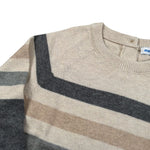 Aspen Maglia Girocollo Bicolore Beige per Neonato 2342 BEIGE ASPEN 