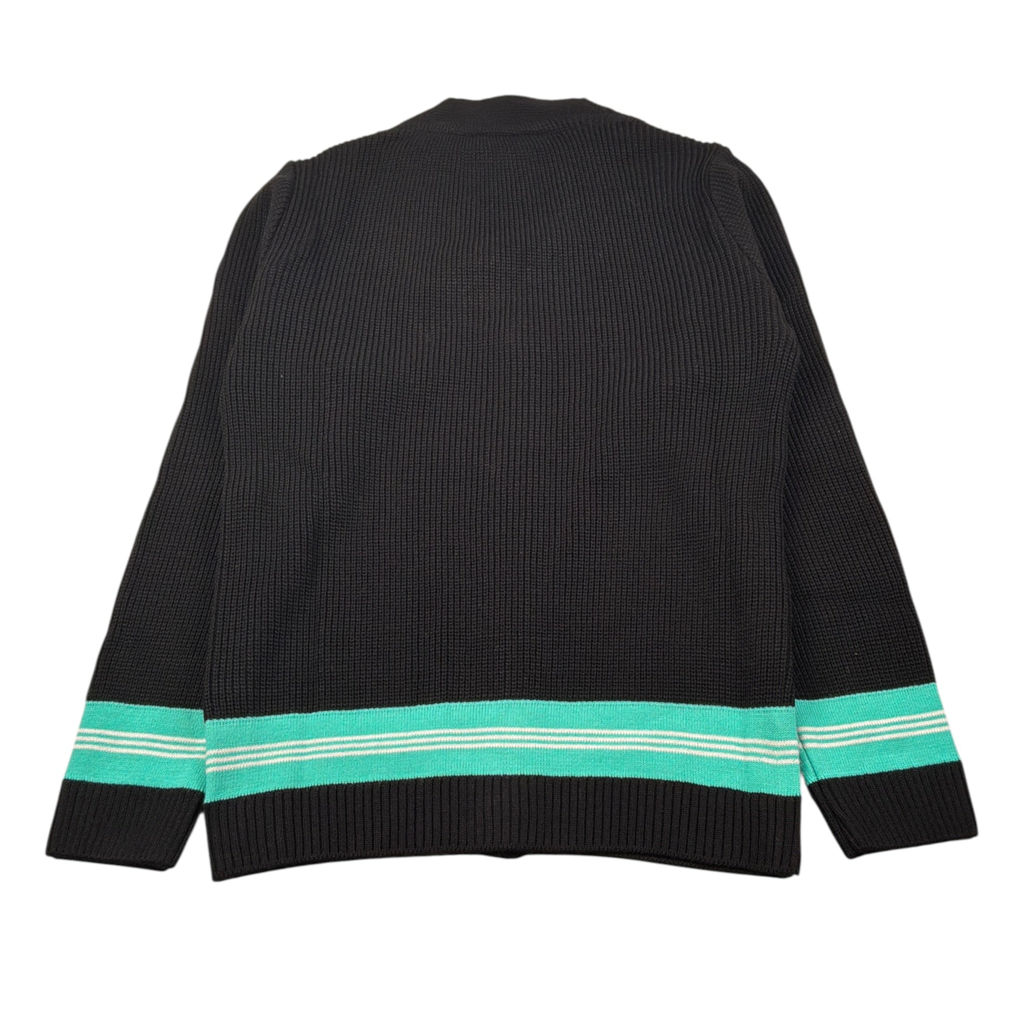 Aspen Polo Club Cardigan tinta unita con Logo Nero per Bambino 1031W0835 NERO ASPEN POLO CLUB 