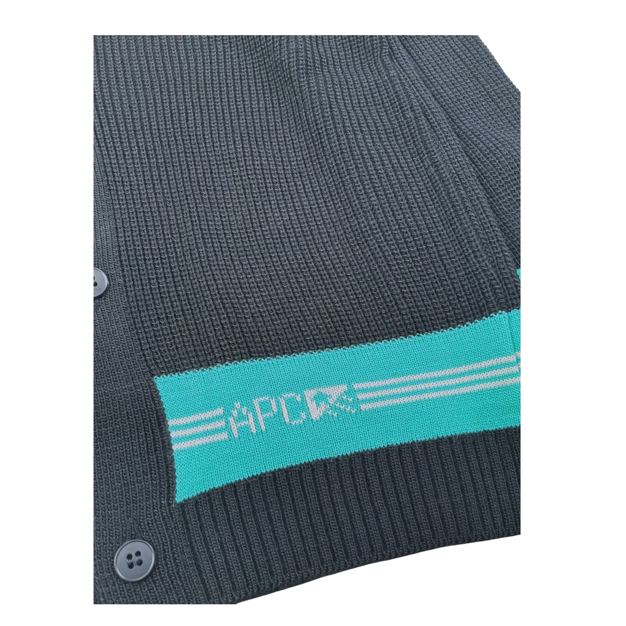 Aspen Polo Club Cardigan tinta unita con Logo Nero per Bambino 1031W0835 NERO ASPEN POLO CLUB 