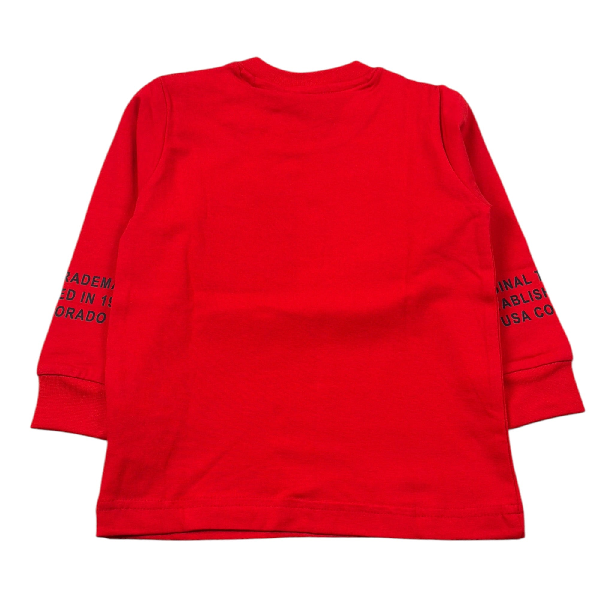 Aspen Polo Club Shirt Girocollo tinta unita con Logo Rosso per Neonato 1051M00026 ROSSO ASPEN POLO CLUB 