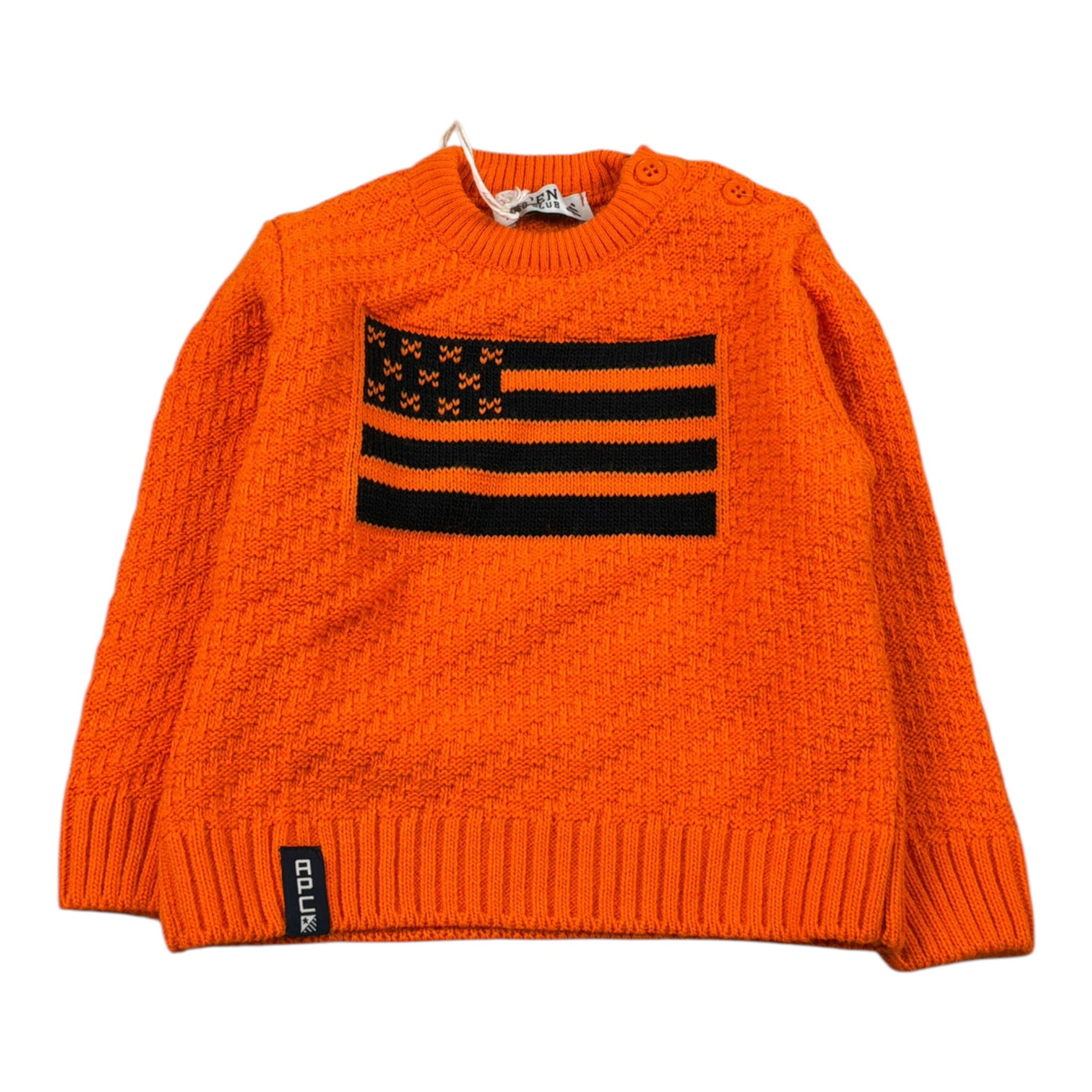 Aspen Polo Club Maglia Girocollo tinta unita Arancione per Neonato 1051W00072 ARANCIONE ASPEN POLO CLUB 