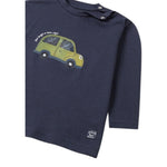 Aspen Polo Club Shirt Girocollo tinta unita con Logo Blu per Neonato 2023 BLU ASPEN POLO CLUB 