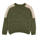 Aspesi Maglia Girocollo Bicolore Verde per Bambino A25AM0005EM444 VERDE ASPESI 
