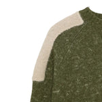 Aspesi Maglia Girocollo Bicolore Verde per Bambino A25AM0005EM444 VERDE ASPESI 