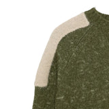 Aspesi Maglia Girocollo Bicolore Verde per Bambino A25AM0005EM444 VERDE ASPESI 