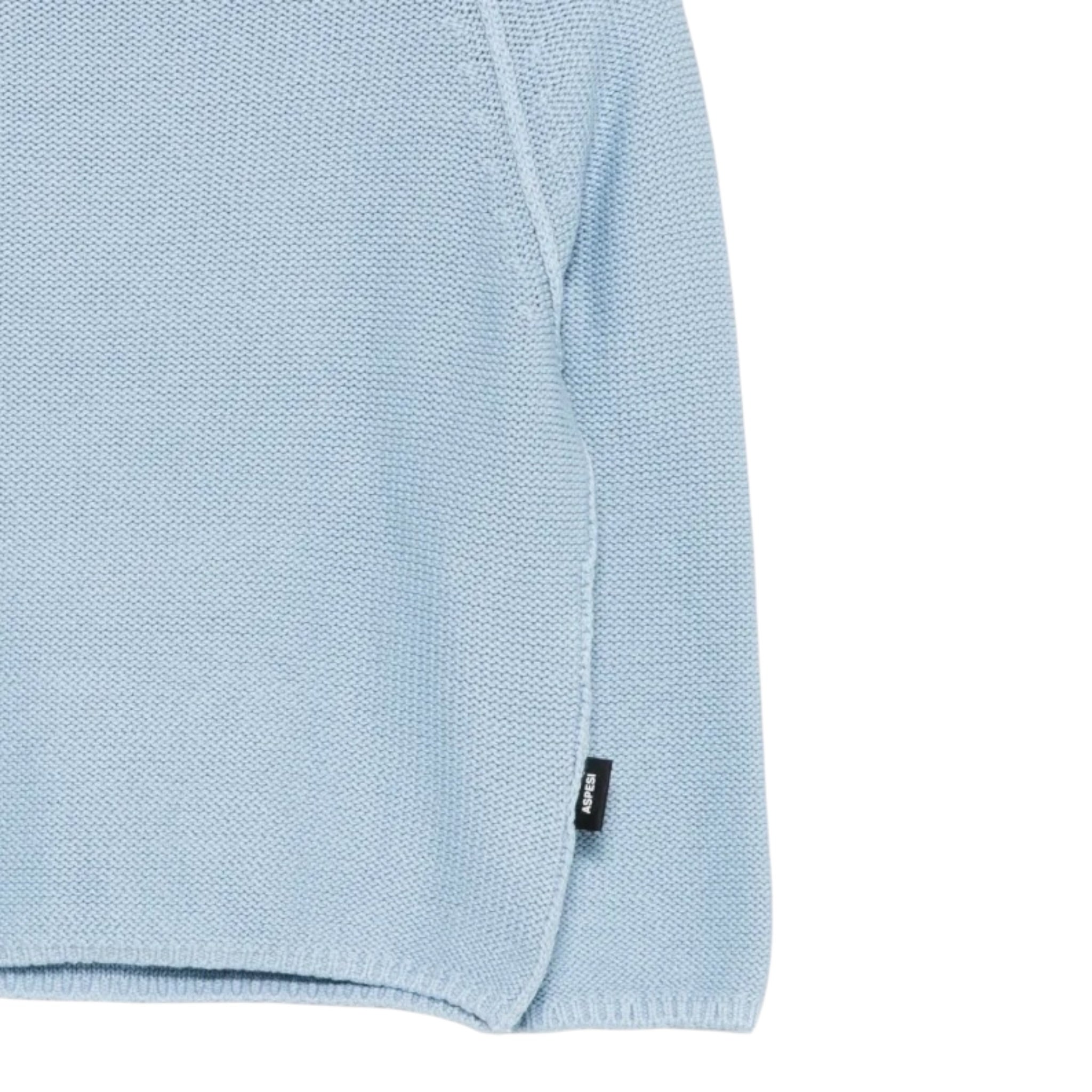 Aspesi Maglia Girocollo tinta unita Azzurro per Bambino A25AMA0014EM110 AZZURRO ASPESI 