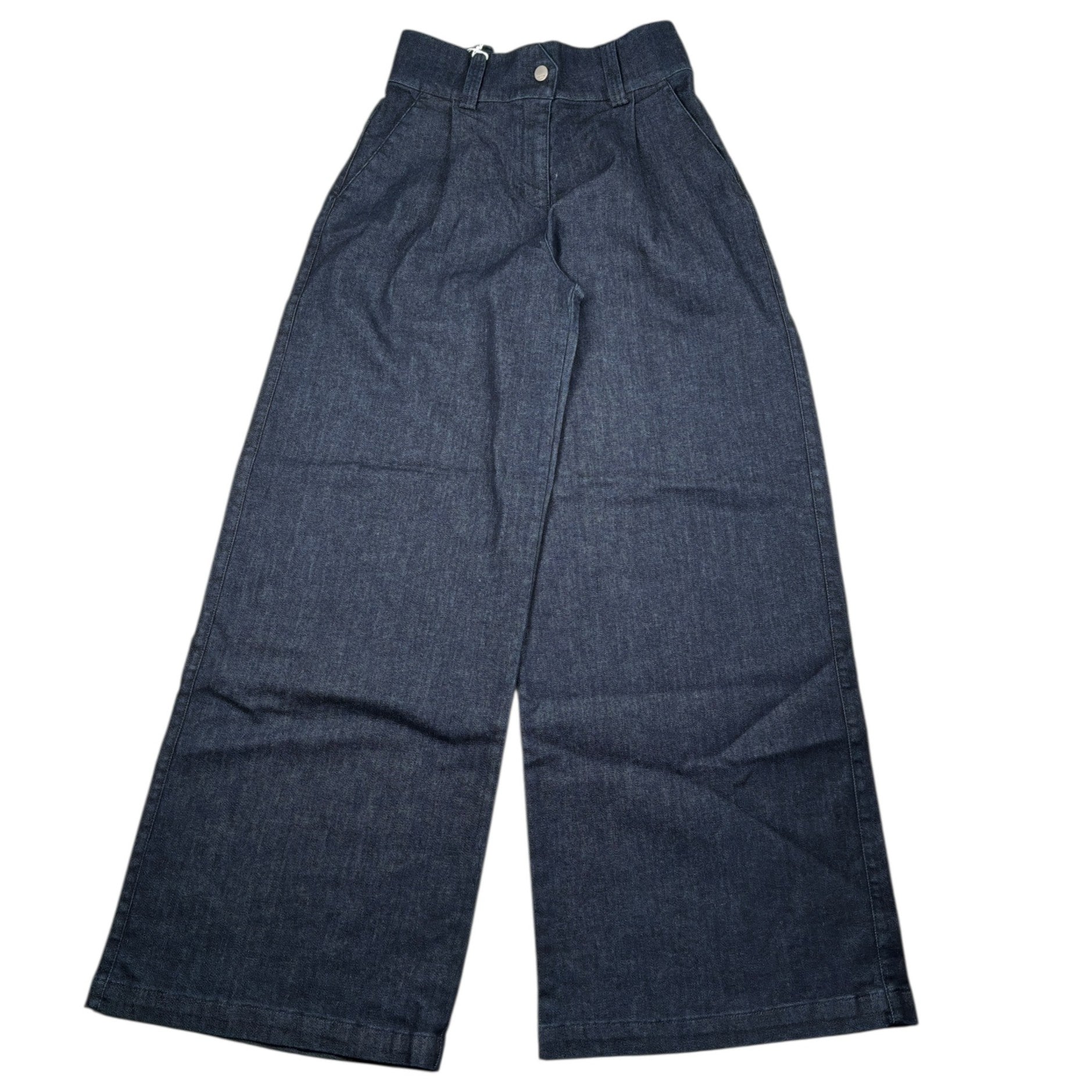 Aspesi Pantalone tinta unita Modello Palazzo Blu per Bambina A25APL0005J0033 BLU ASPESI 
