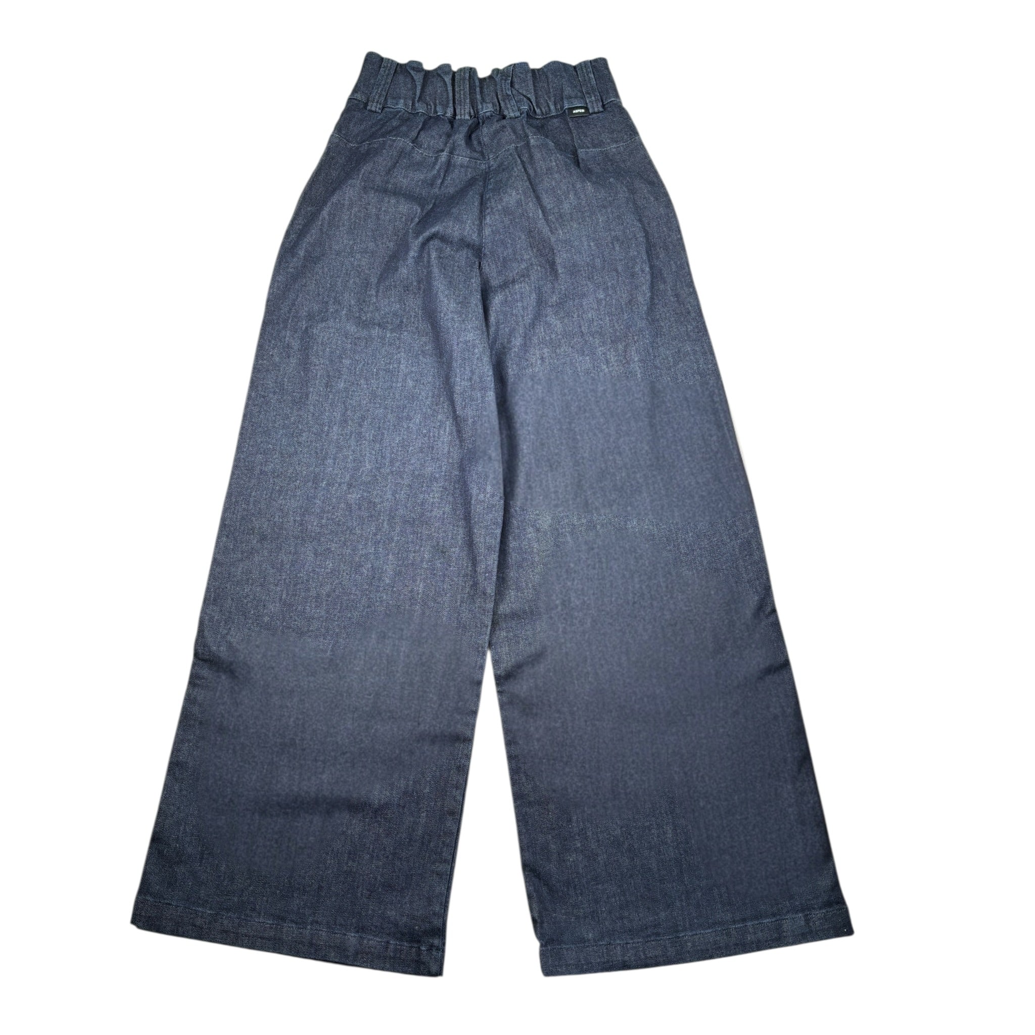 Aspesi Pantalone tinta unita Modello Palazzo Blu per Bambina A25APL0005J0033 BLU ASPESI 