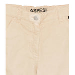 Aspesi Pantalone tinta unita con Girovita Regolabile Beige per Bambino A25APL0007C6066 BEIGE ASPESI 