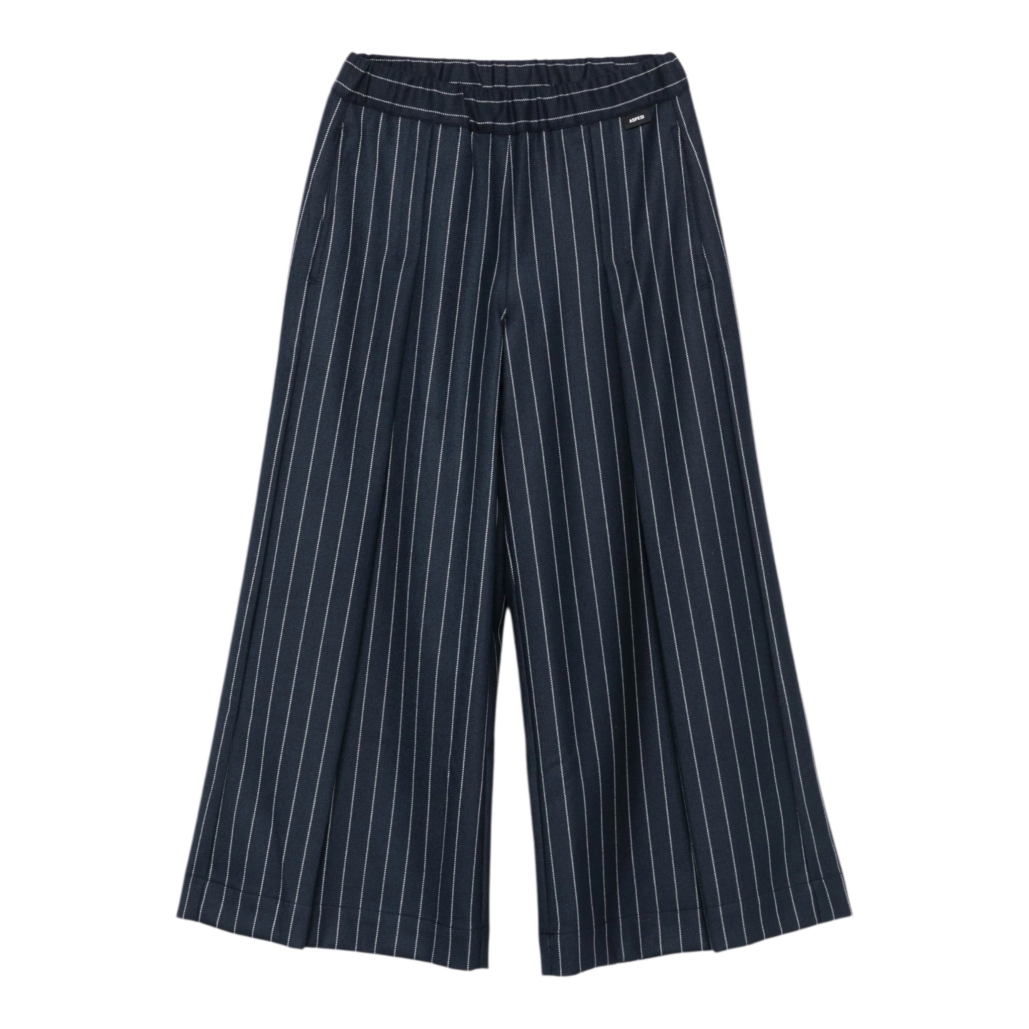 Aspesi Pantalone Palazzo tinta unita con Elastico In Vita Blu per Bambina A25APL0020W1009 BLU ASPESI 