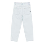 Aspesi Jeans tinta unita con Girovita Regolabile Azzurro per Bambina S25072PLJ0042 AZZURRO ASPESI 