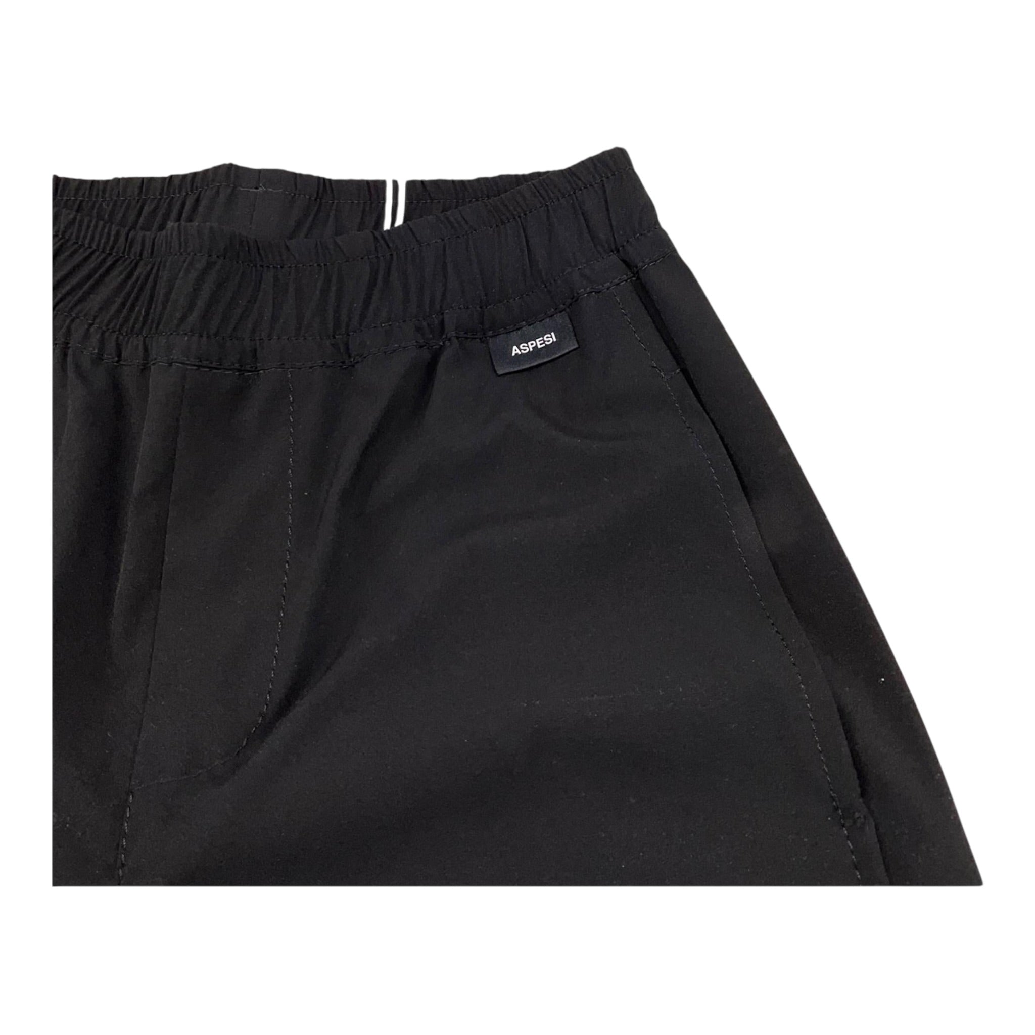 Aspesi Pantalone tinta unita con Elastico In Vita Nero per Bambino S25264PLN0105 NERO ASPESI 
