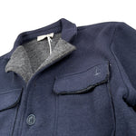 At.P.Co. Giacca tinta unita con Bottoni Blu per Bambino AT0175 BLU AT.P.CO. 
