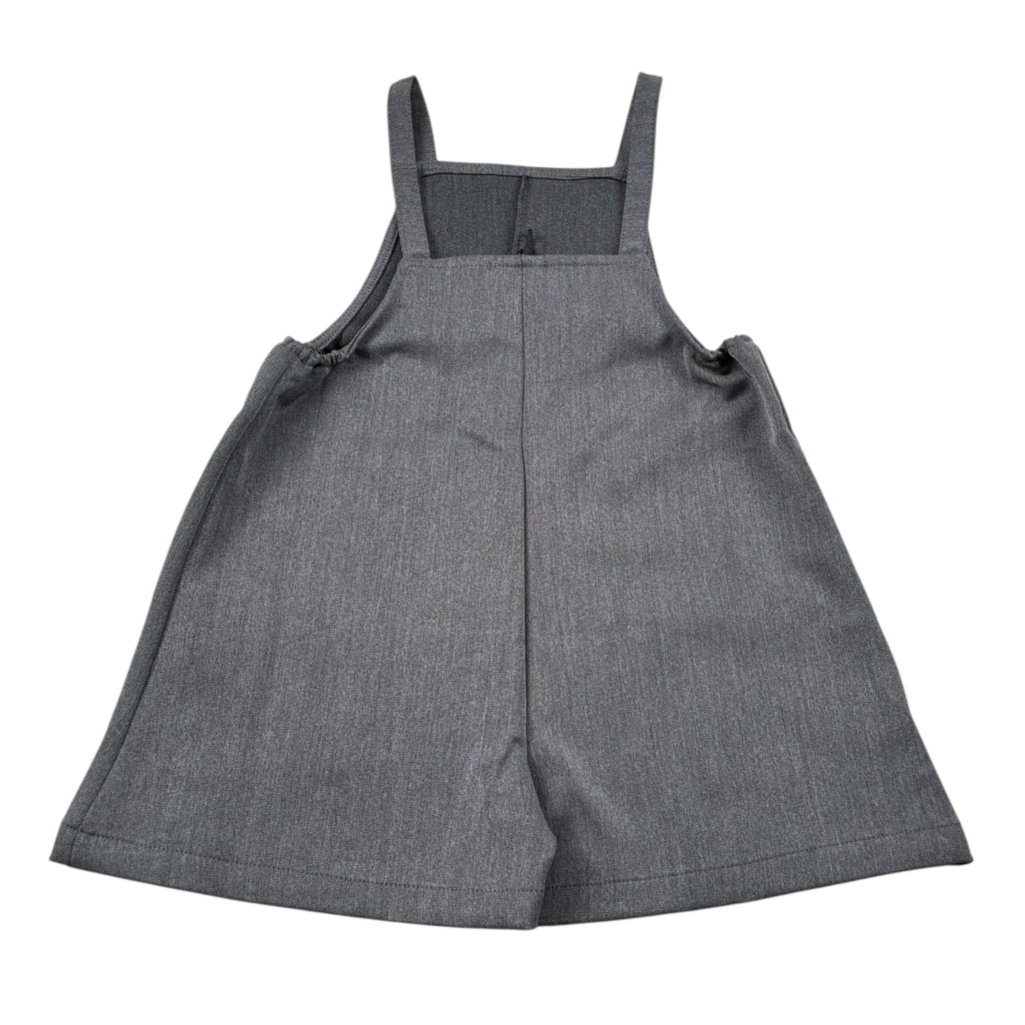 Aventiquattrore Salopette tinta unita Corta Grigio per Bambina A2401681J GRIGIO AVENTIQUATTRORE 