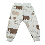 Aventiquattrore Pantalone Tuta tinta unita con Stampe Panna per Neonato A2401751 PANNA AVENTIQUATTRORE 