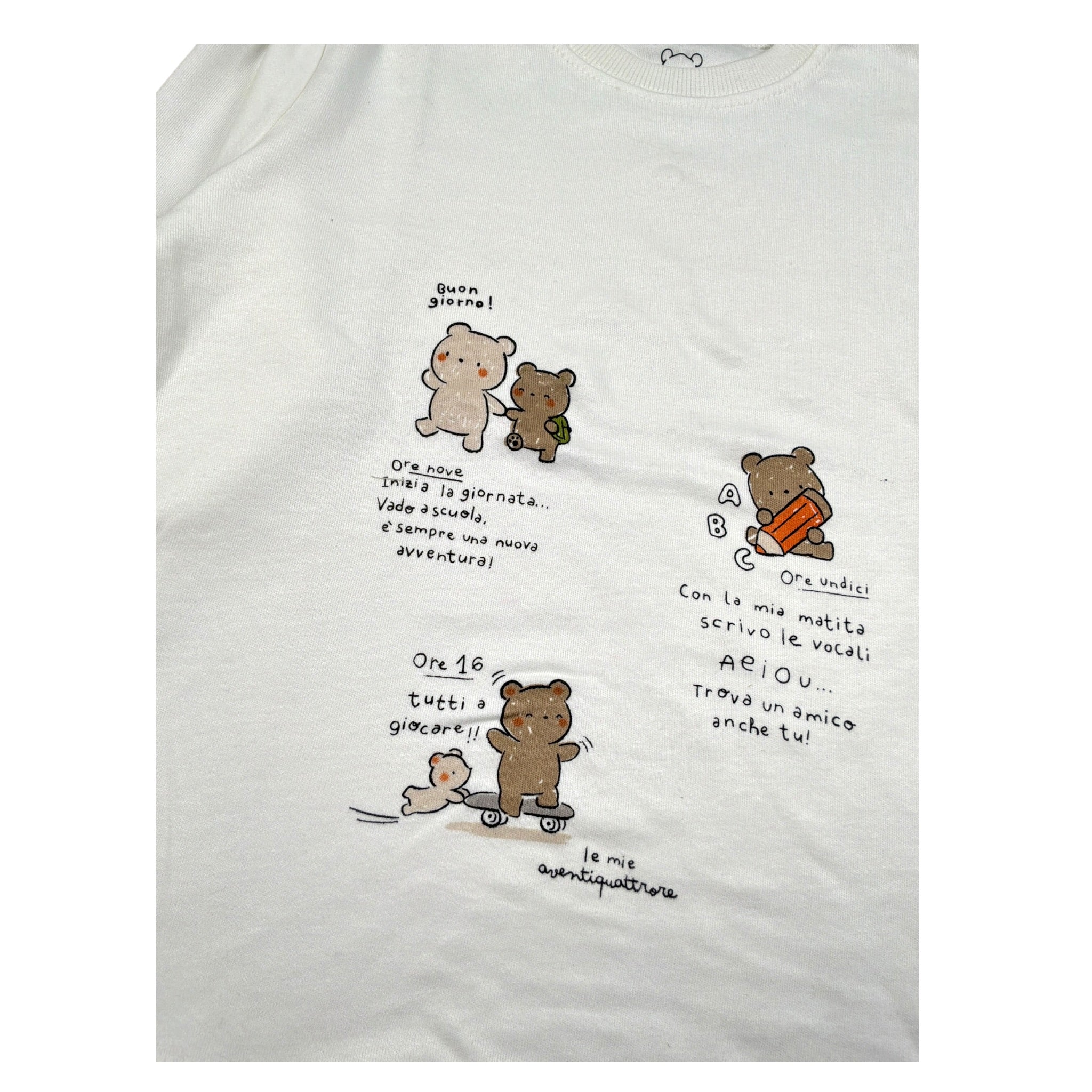 Aventiquattrore Completo 3 Pezzi Felpa-Pantalone tinta unita-Shirt Beige per Neonato A2401756N BEIGE AVENTIQUATTRORE 