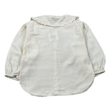 Babe & Tess Camicia Manica Lunga tinta unita Panna per Bambina 03/548062 PANNA BABE & TESS 