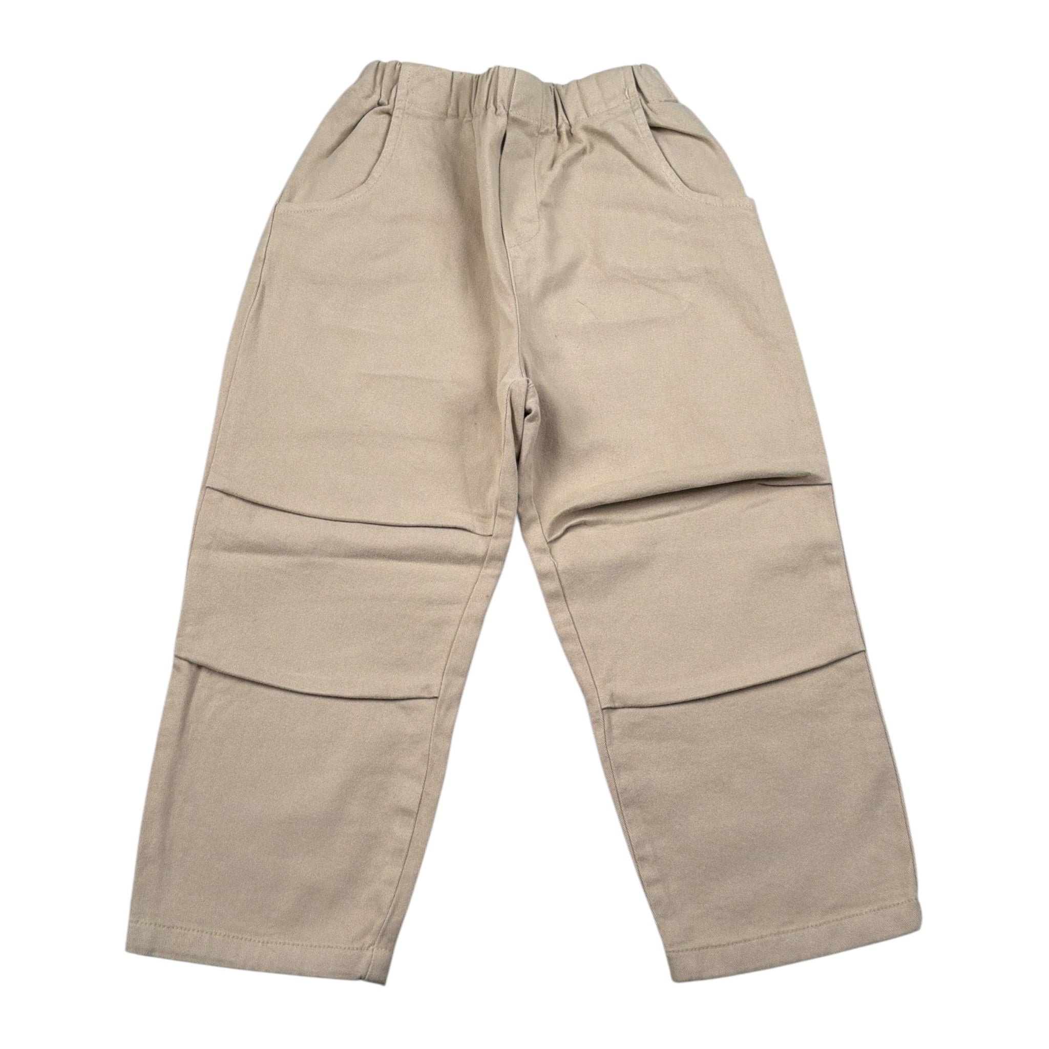 Babe & Tess Pantalone tinta unita con Elastico In Vita Beige per Bambino 04/548059 BEIGE BABE & TESS 