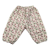 Babe & Tess Pantalone Fantasia Florealecon Elastico In Vita Panna per Neonata 04/548100 PANNA BABE & TESS 