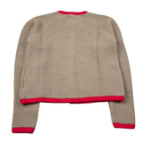 Babe & Tess Cardigan tinta unita Beige/Fuxia per Bambino 59/5480833 BEIGE/FUXIA BABE & TESS 