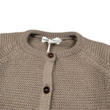 Babe & Tess Cardigan tinta unita Beige per Neonato 59/548083N BEIGE BABE & TESS 