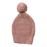 Babidu Cappello tinta unita con Pon Pon Rosa per Neonata 90664 ROSA BABIDU 