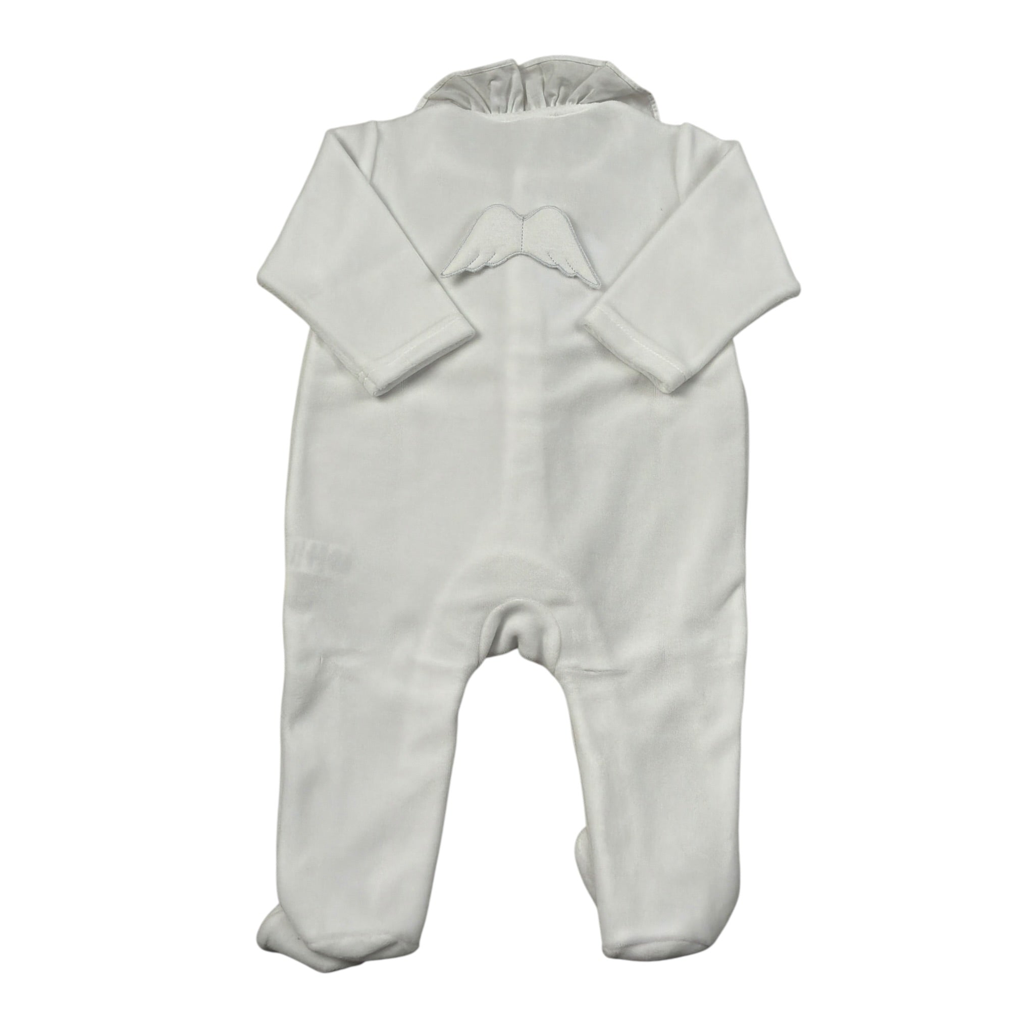 Baby Gi Tutina Manica Lunga tinta unita Bianco per Neonata AG530G BIANCO BABY GI 