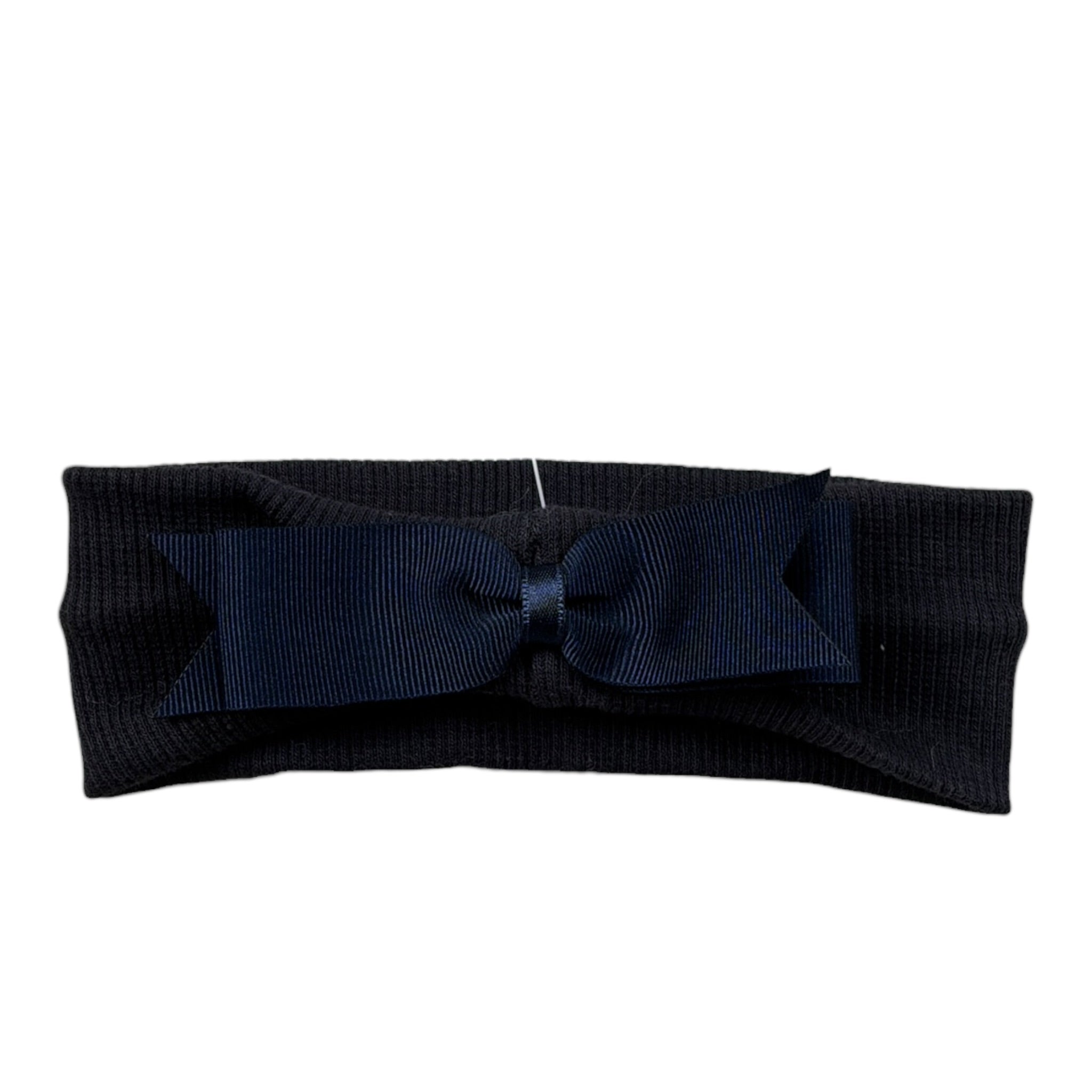 Baby Vip Fascia Tint Unita con Fiocco Blu per Neonata J001308 BLU BABY VIP 