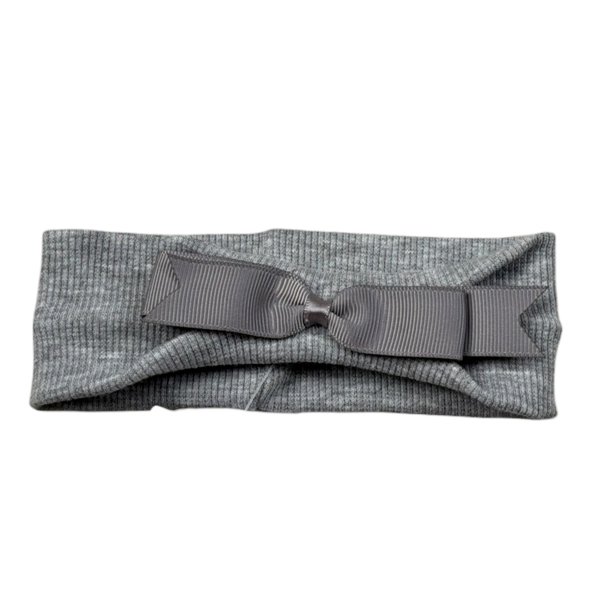 Baby Vip Fascia Tint Unita con Fiocco Grigio per Neonata J001308 GRIGIO BABY VIP 
