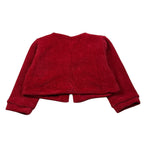 Baby Vip Giacca tinta unita In Velluto Rosso per Neonato T178707 ROSSO BABY VIP 