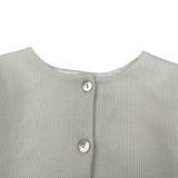 Baby Vip Cardigan tinta unita Panna per Neonata T4018I PANNA BABY VIP 