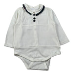 Baby Vip Camicia Body Manica Lunga tinta unita Panna per Bambino T403902J PANNA BABY VIP 