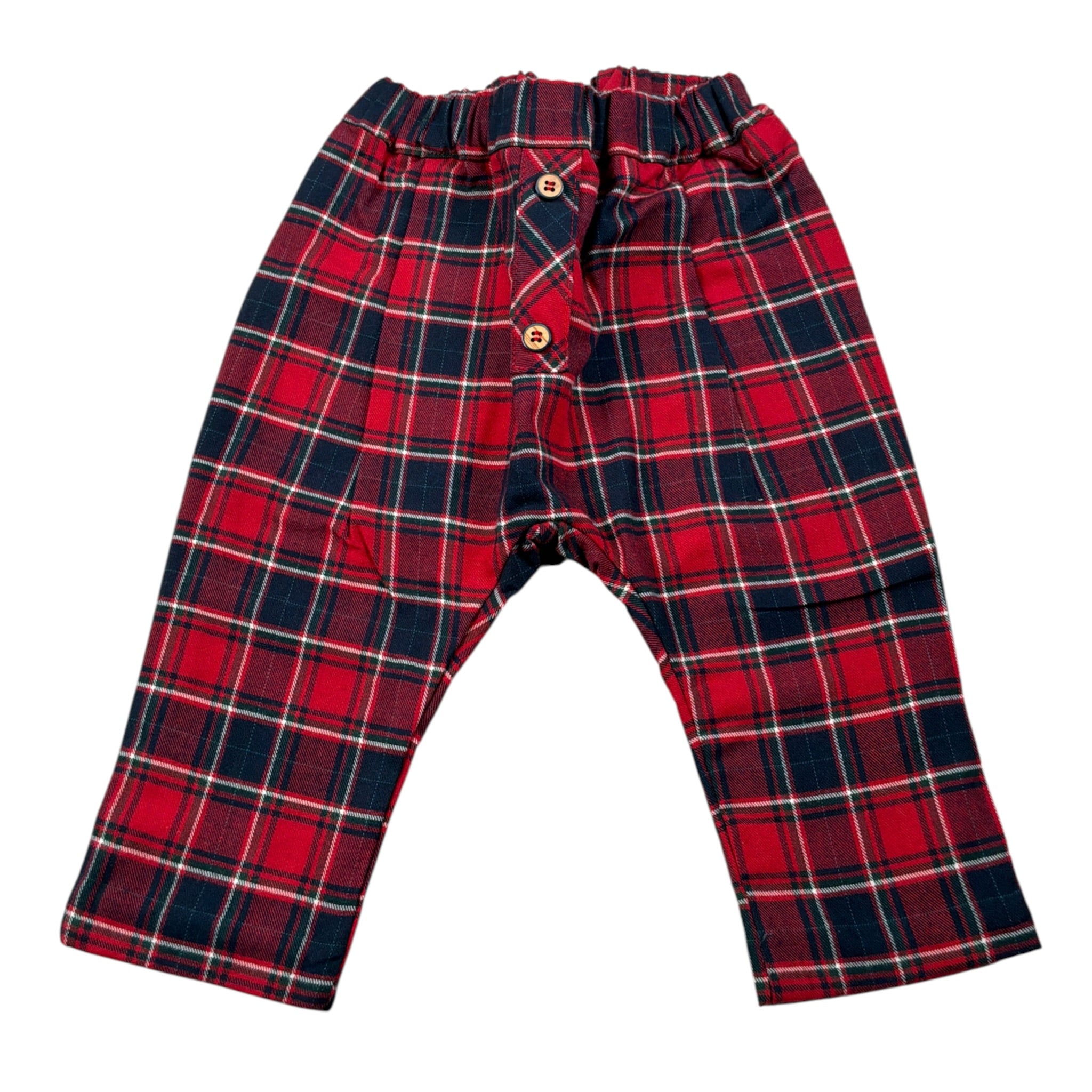 Baby Vip Pantalone Stampa Fantasia Bicolore Rosso/Blu per Neonato T412607N ROSSO/BLU BABY VIP 