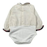 Baby Vip Body Manica Lunga tinta unita Panna per Neonata T413702 PANNA BABY VIP 