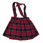 gonna fantasia scozzese T413907J ROSSO BABY VIP 