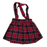 gonna fantasia scozzese T413907J ROSSO BABY VIP 