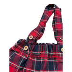 gonna fantasia scozzese T413907J ROSSO BABY VIP 