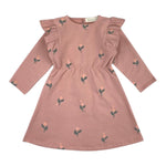 Babyclic Abito Manica Lunga tinta unita Rosa per Bambina L166303703J ROSA BABYCLIC 